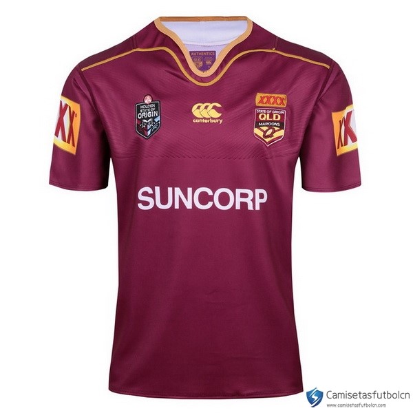 Camiseta QLD Maroons 2017-18 Rojo